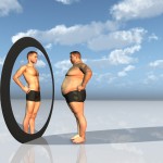 Man sees other self in mirror